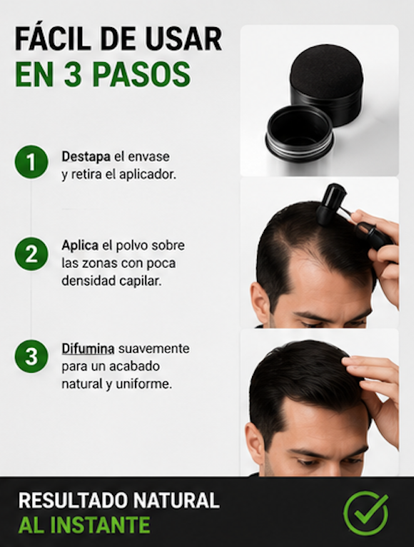 Polvo Rellenador Capilar Hairline Powder