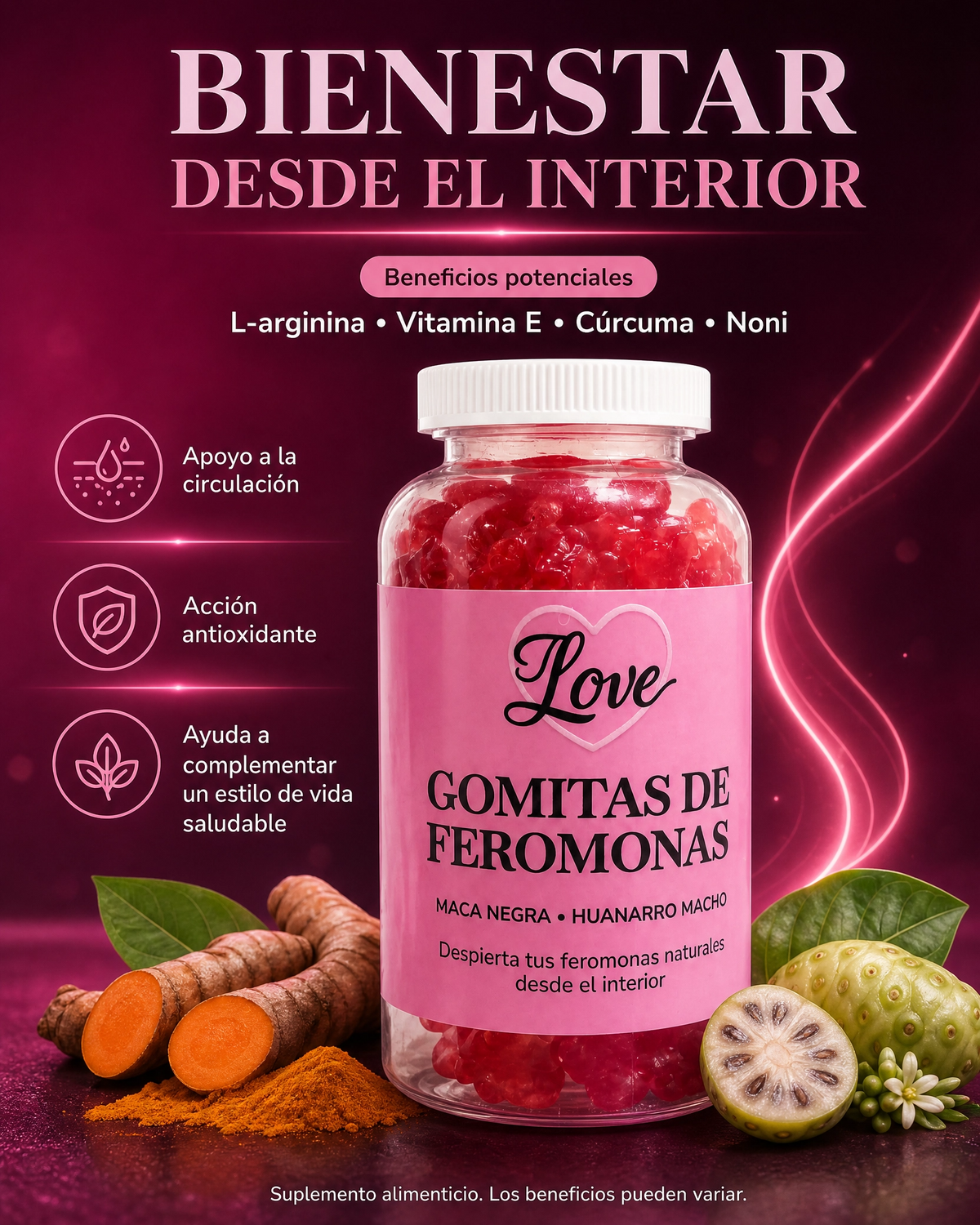 GOMITAS DE FEROMONAS LOVE