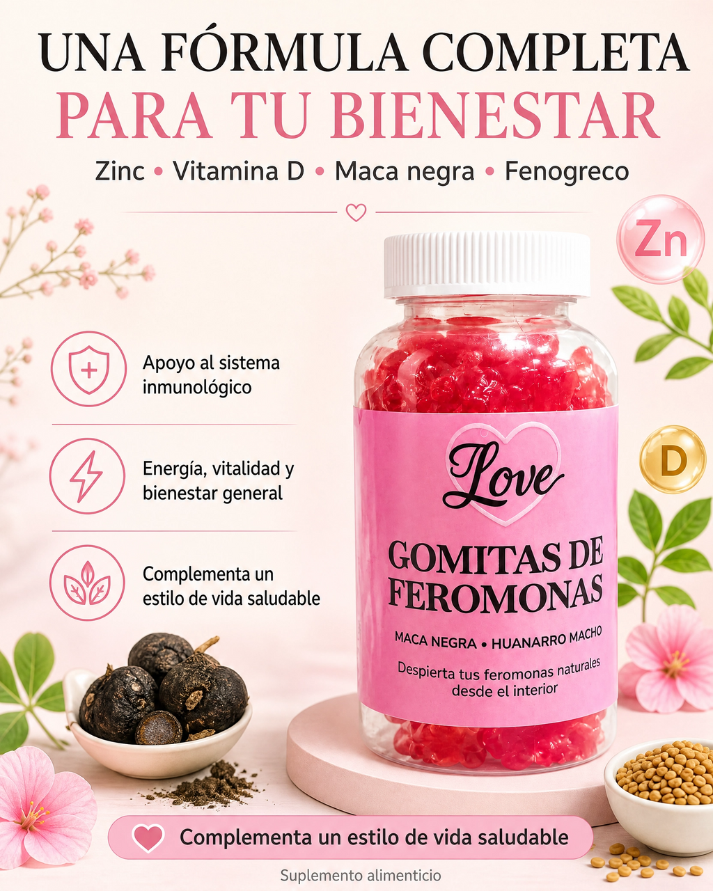 GOMITAS DE FEROMONAS LOVE